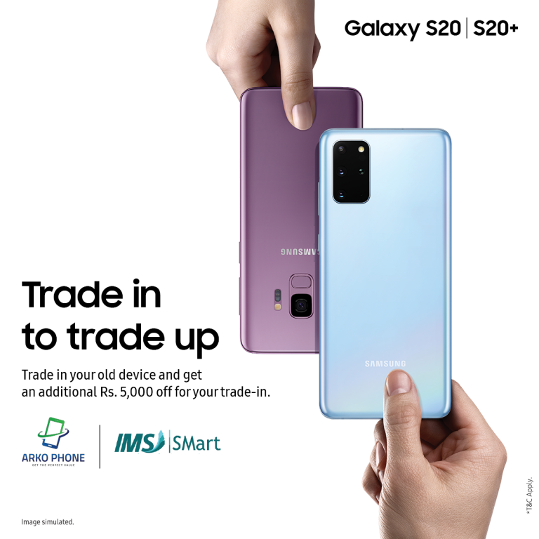 Samsung Exchange offer in Nepal for S20/ S20+ Preorder