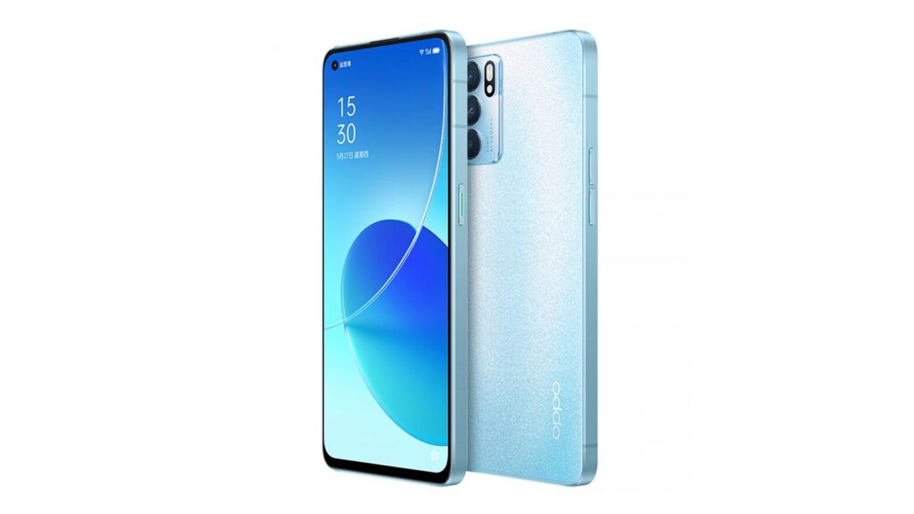 oppo reno 6 design and display