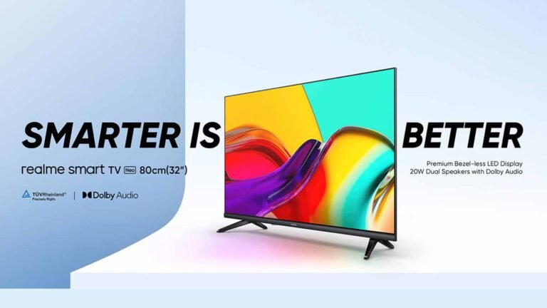 The new Realme Smart TV Neo 32” entered the Indian market: How long before it hits Nepal as well?