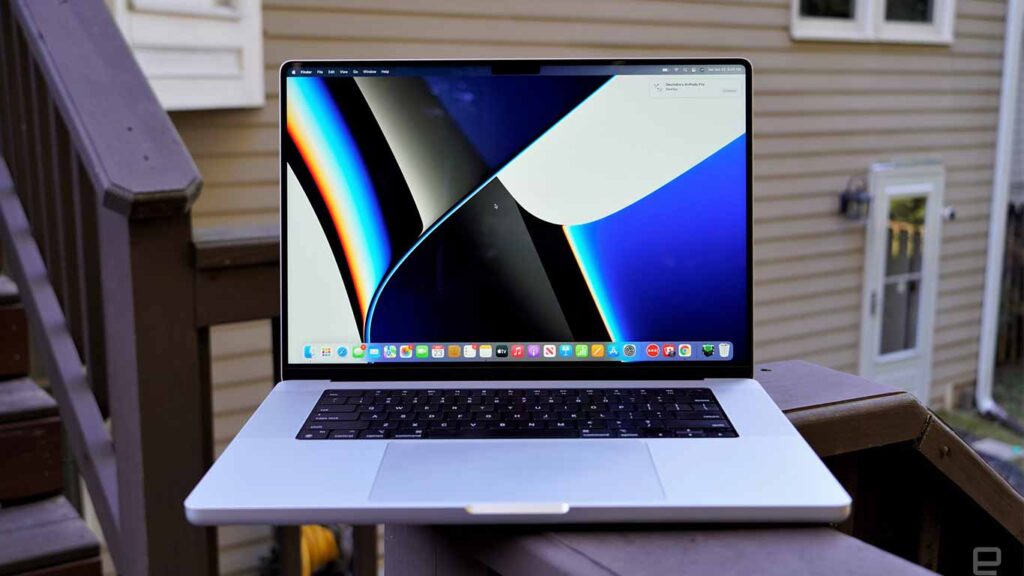 MacBook Pro 16-inch display