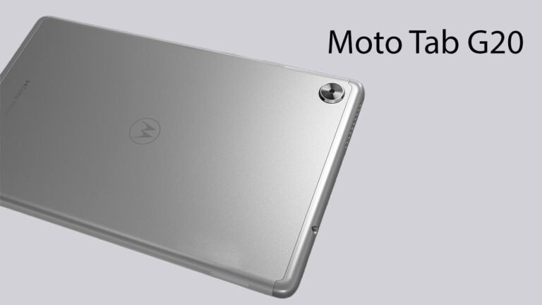 Moto Tab G20 unveils with a massive 5,100mAh battery