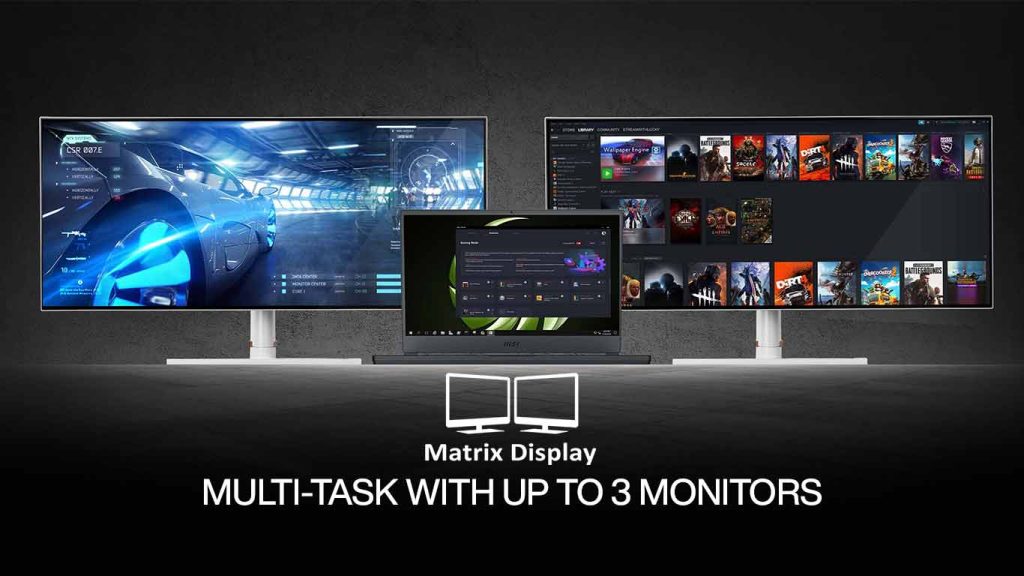 MSI Delta 15 Matrix Display