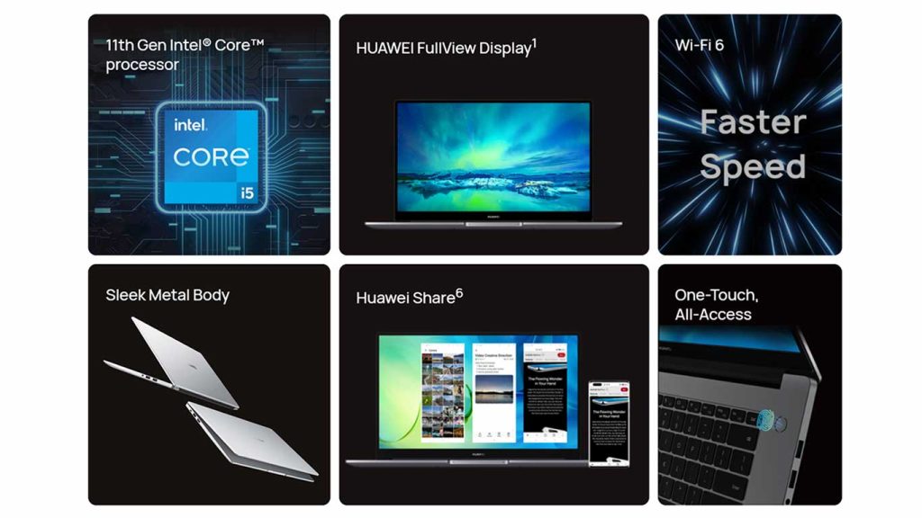 Huawei MateBook D15 features
