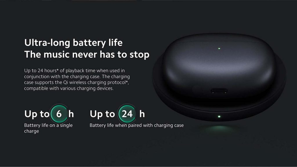 Xiaomi Buds 3T Pro Battery Life