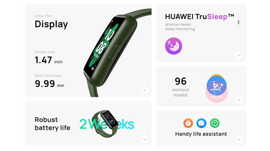 Huawei Band 7 Specifications