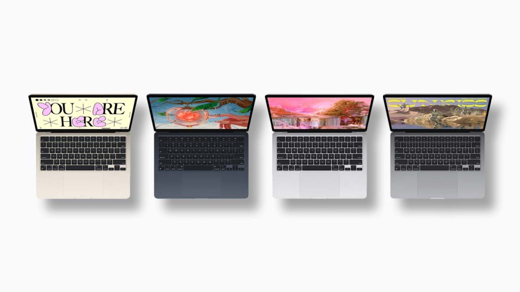 Apple MacBook Air M2 Color Options
