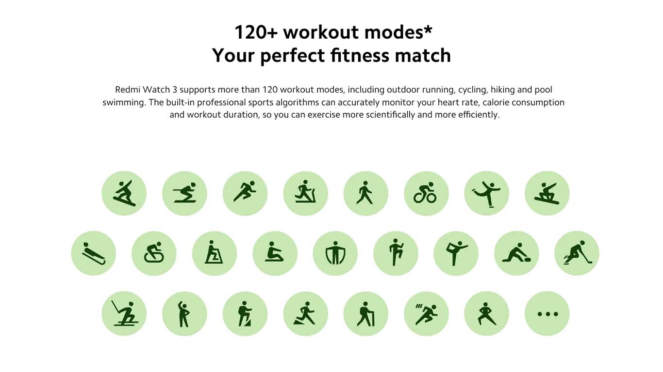Watch 3 Workout Modes