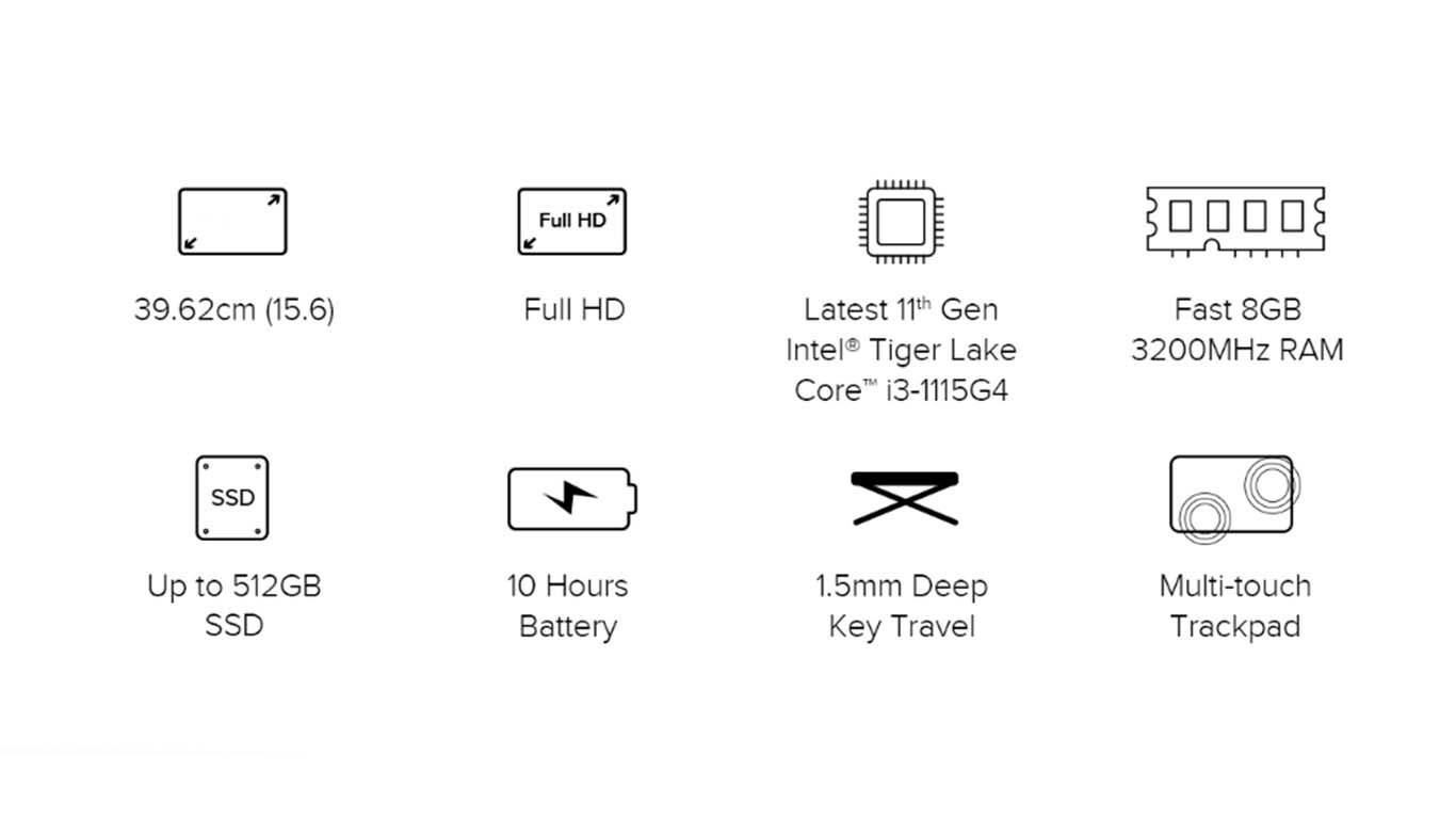 RedmiBook 15E Specifications